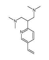 5-Ethenyl-2-[2-(N,N-dimethylamino]-1-(N,N-dimethylaminomethyl)ethylpyridine Structure