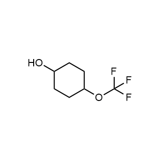 4-(三氟甲氧基)环己-1-醇结构式