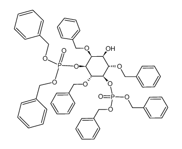 D-myo-Inositol, 2,4,6-tris-O-(phenylmethyl)-, 3,5-bisbis(phenylmethyl) phosphate picture