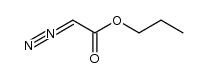 n-propyl diazoacetate结构式