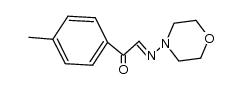 4'-Methyl-α-(morpholinoimino)acetophenone Structure