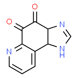 1H-Imidazo[4,5-f]quinoline-4,5-dione, 3a,9b-dihydro- (9CI)结构式