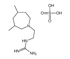 2-[2-(3,5-dimethylazepan-1-yl)ethyl]guanidine,sulfuric acid Structure