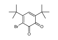 3-Bromo-4,6-bis(1,1-dimethylethyl)-3,5-cyclohexadiene-1,2-dione Structure