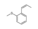 1-methylsulfanyl-2-prop-1-enylbenzene Structure
