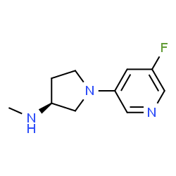3-Pyrrolidinamine,1-(5-fluoro-3-pyridinyl)-N-methyl-,(3S)-(9CI) picture