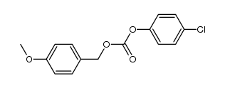 p-Methoxybenzyl-p-chlorphenyl-carbonat结构式