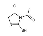 3-乙酰基硫代海因结构式