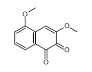 3,5-Dimethoxy-1,2-naphthalenedione structure