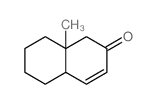 8a-methyl-1,4a,5,6,7,8-hexahydronaphthalen-2-one structure