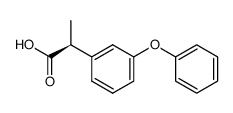 S-(+)-Fenoprofen structure