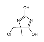 5-(chloromethyl)-5-methylimidazolidine-2,4-dione结构式
