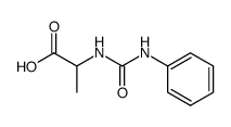 N-(N-Phenylaminocarbonyl)-DL-alanine Structure