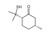 (1R,4S)-8-thio-para-menthan-3-one结构式