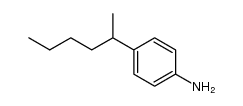 4-(1-methylpentyl)aniline结构式