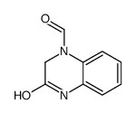 1(2H)-Quinoxalinecarboxaldehyde,3,4-dihydro-3-oxo-(9CI) Structure