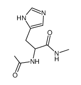 Nα-acetyl-histidine methylamide Structure