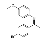 4-methoxy-N-(1-(4-bromophenyl)ethylidene)benzenamine结构式