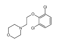 4-(2-(2,6-Dichlorophenoxy)ethyl)morpholine结构式