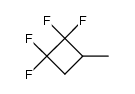 1,1,2,2-tetrafluoro-3-methylcyclobutane Structure