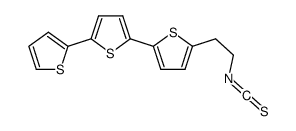 2-(2-isothiocyanatoethyl)-5-(5-thiophen-2-ylthiophen-2-yl)thiophene结构式