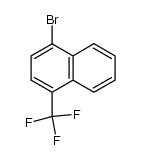 1-bromo-4-(trifluoromethyl)naphthalene结构式