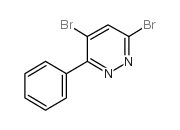 4,6-dibromo-3-phenylpyridazine structure