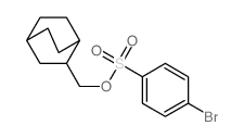 Benzenesulfonic acid,4-bromo-, bicyclo[2.2.2]oct-2-ylmethyl ester结构式