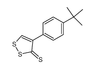 4-(4-(tert-butyl)phenyl)-3H-1,2-dithiole-3-thione Structure