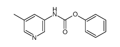 (5-methyl-pyridin-3-yl)-carbamic acid phenyl ester结构式