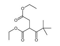 diethyl 2-(2,2-dimethylpropanoyl)butanedioate结构式