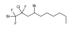 1,4-dibromo-2-chloro-1,1,2-trifluorodecane结构式