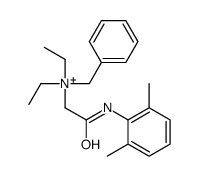 benzyl-[2-(2,6-dimethylanilino)-2-oxoethyl]-diethylazanium Structure