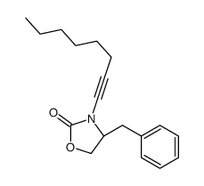 (4R)-4-benzyl-3-oct-1-ynyl-1,3-oxazolidin-2-one Structure