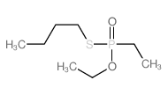 1-(ethoxy-ethyl-phosphoryl)sulfanylbutane Structure