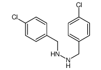 1,2-bis[(4-chlorophenyl)methyl]hydrazine Structure
