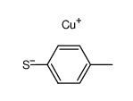 p-tolylthiolatocopper(I)结构式
