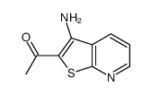 1-(3-Aminothieno[2,3-b]pyridin-2-yl)ethanone结构式