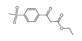 3-(4-methanesulfonyl-phenyl)-3-oxo-propionic acid ethyl ester图片