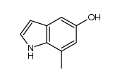 7-methyl-1H-indol-5-ol结构式