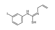 1-(3-iodophenyl)-3-prop-2-enylthiourea结构式