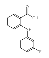 2-(3-Fluorophenylamino)benzoic acid Structure