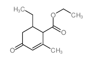 2-Cyclohexene-1-carboxylicacid, 6-ethyl-2-methyl-4-oxo-, ethyl ester picture