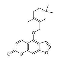 4-[(2,5,5-Trimethyl-1-cyclohexen-1-yl)methoxy]-7H-furo[3,2-g][1]benzopyran-7-one picture