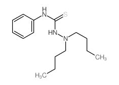 2,2-Dibutyl-N-phenylhydrazinecarbothioamide structure