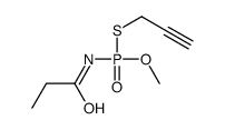 N-[methoxy(prop-2-ynylsulfanyl)phosphoryl]propanamide Structure