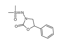 3-[[dimethyl(oxo)-λ6-sulfanylidene]amino]-5-phenyl-1,3-oxazolidin-2-one结构式