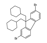 2,7-dibromo-9,9-bis(cyclohexylmethyl)fluorene Structure