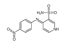 4-(4-nitroanilino)pyridine-3-sulfonamide结构式