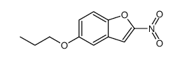 2-nitro-5-propoxy-1-benzofuran结构式